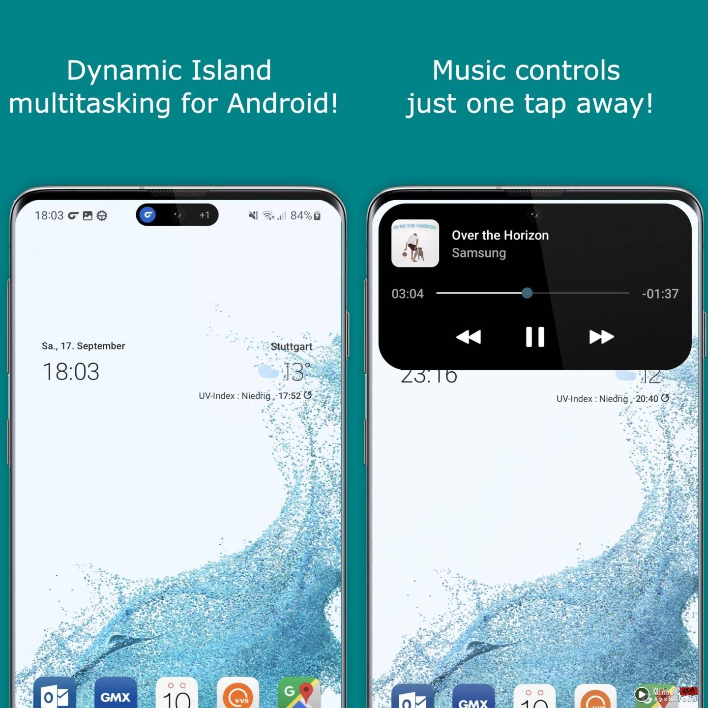 不是 iPhone 14 Pro 也可以用动态岛！‘ dynamicSpot ’让你在 Android 当岛主 数码科技 图1张